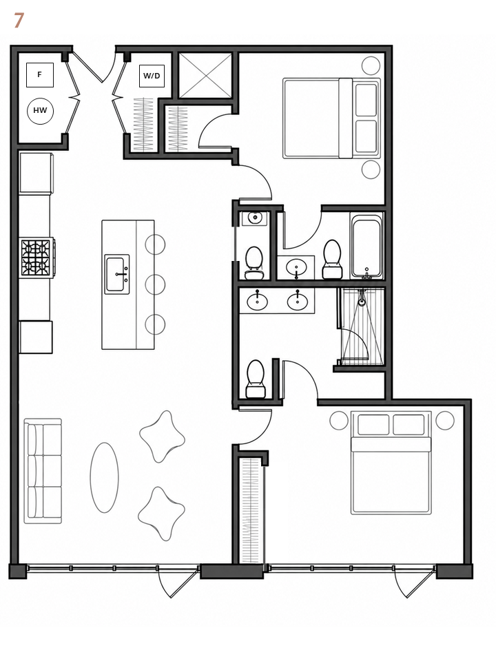 Unit 7 Floor Plan